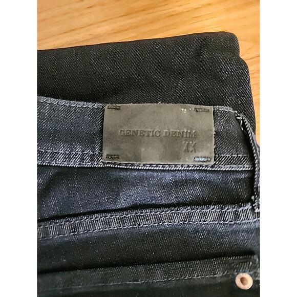 Genetic Denim Jeans The Riley Bootcut DNA Dark Wash 34×30 Lowrise Rodeo Cowboy - Picture 2 of 7